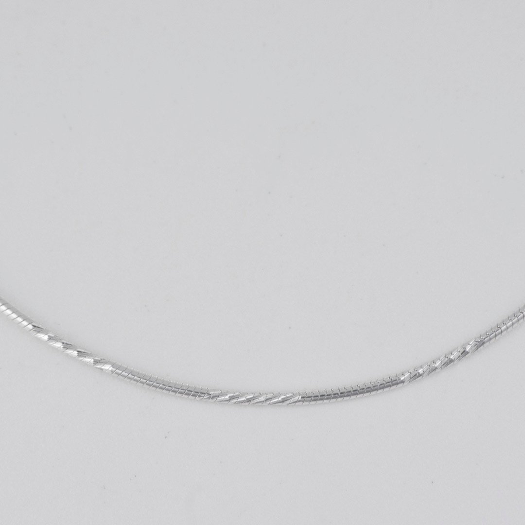 CADENA COLA DE RATON LISO X DIAMANTADO 1MM-45CM - Imagen 2